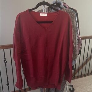 Mossimo Supply Co. Women's Red Sweater
